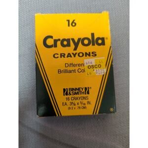Vintage Crayola Crayons 16 Pack Binney Smith 1985 Crayola Creations.New